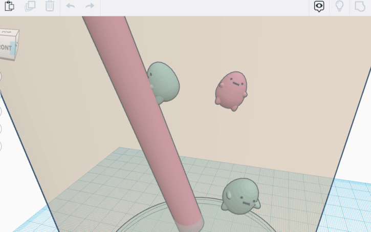 3D design Boba tea - Tinkercad
