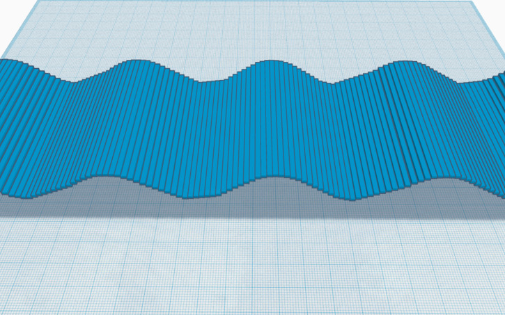 3D design Wave Simulator - Tinkercad
