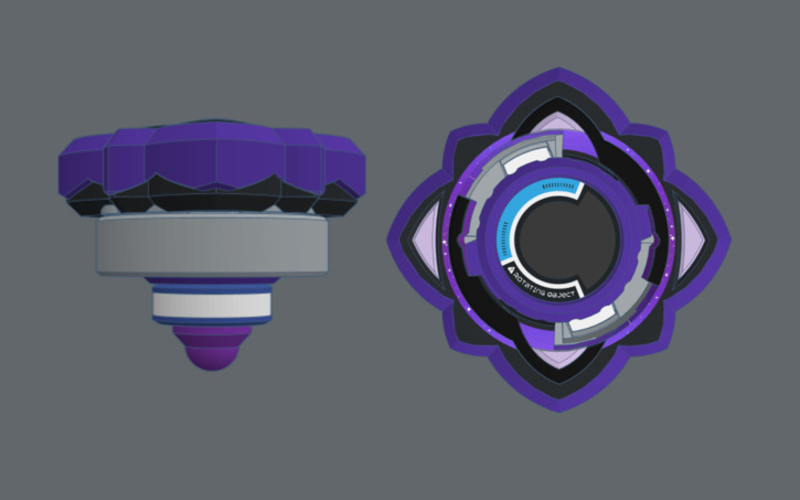 3D design beyblade - Tinkercad