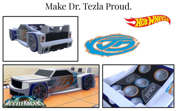 3D design Acceleracers Teku Bassline - Tinkercad