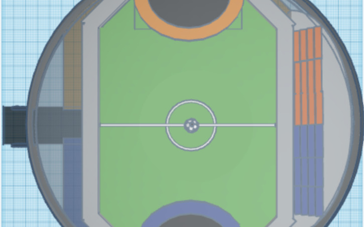 3D design Rocket League Arena - Yolabs - Tinkercad