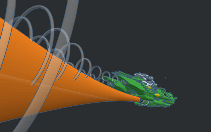 Megaruda Class 3D design Alien Starship Megaruda / Medarusa Class Heavy Battleship ...