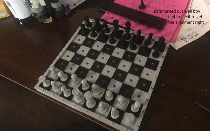 3D design Adaptive Chess Set and Braille Slate - Tinkercad