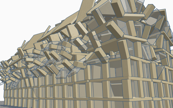 Rexplode Design 3D design Explode a building! (Simlab) - Tinkercad