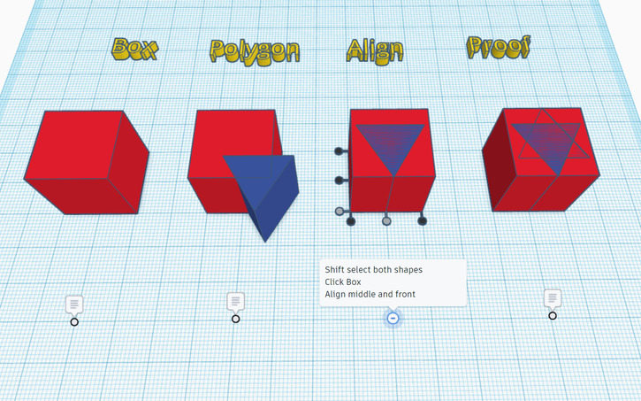 3D design How To Center a Triangle - Tinkercad