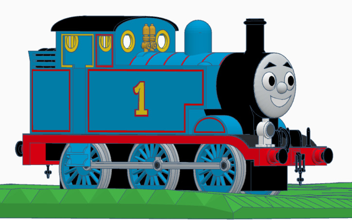 Thomas Rws Vector 3D design RWS Thomas - Tinkercad