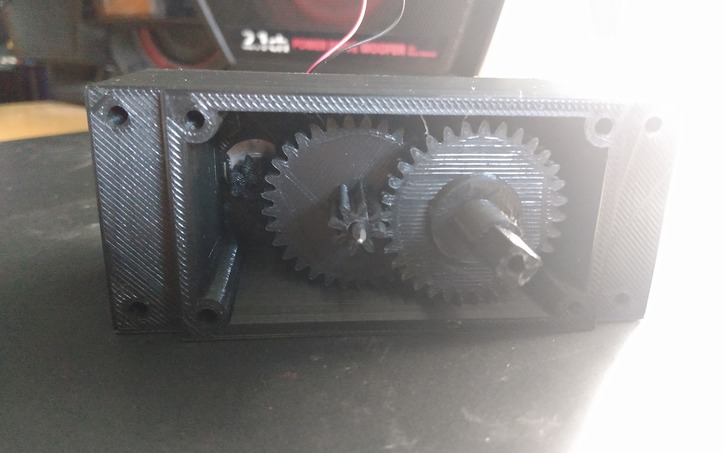 Opentype Gearbox 3D design OpenSpeed Performance gearbox (1:256 ratio) - Tinkercad