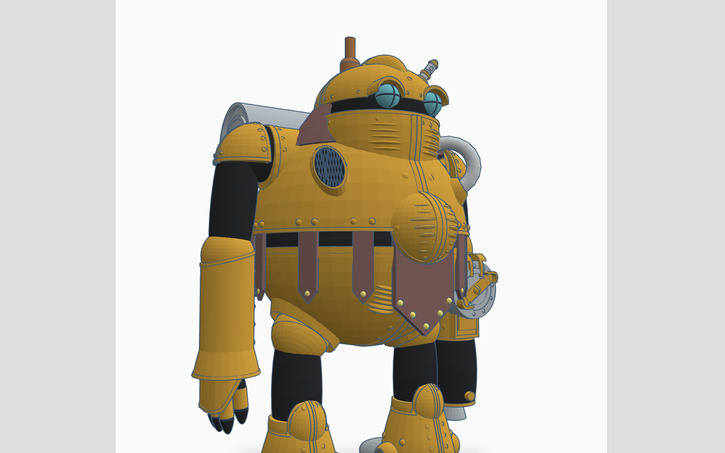 Robo from Chrono Trigger - Tinkercad