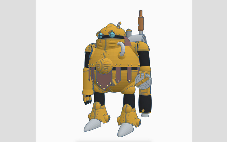Robo from Chrono Trigger - Tinkercad