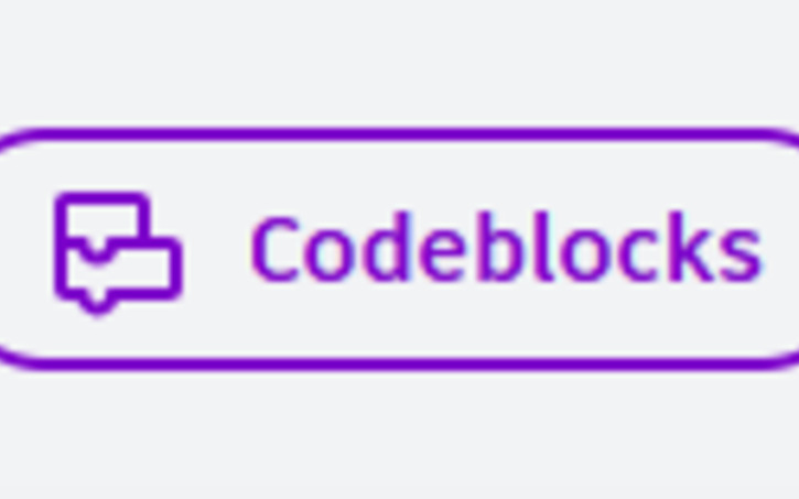 3D design Codeblocks Icon - Tinkercad