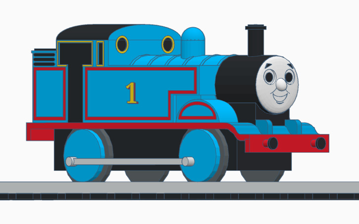 Hornby 0-4-0 Thomas The Tank Engine - Tinkercad