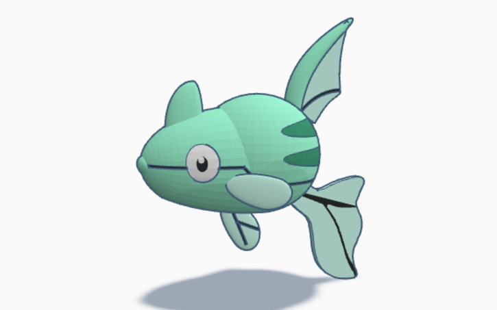 3D design fishy - Tinkercad