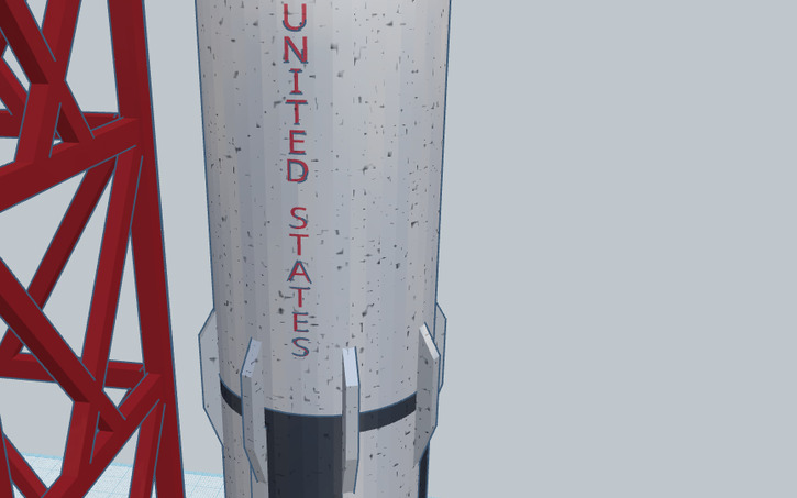3D design Apollo 13 Rocket - Tinkercad