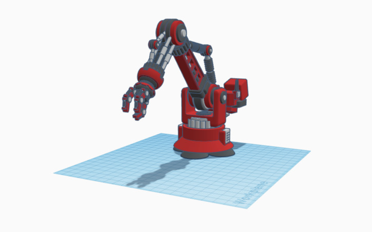 3D design Factory Robot Arm - Tinkercad