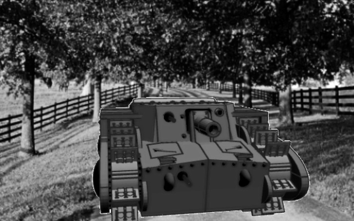 3D design Type 1 Thunder Tank - Tinkercad