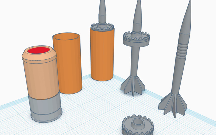 3D design 3BM15 APFSDS-T - Tinkercad