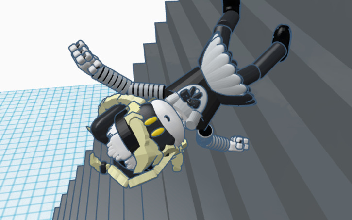 3D design Murder Drones CYN ragdoll for simlab - Tinkercad