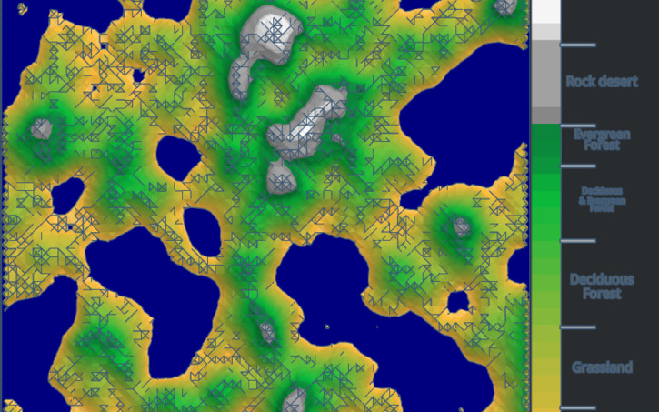 3D design Altitude and terrain map - Tinkercad