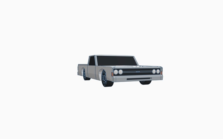 3D design 1968 Ford Ranchero - Tinkercad