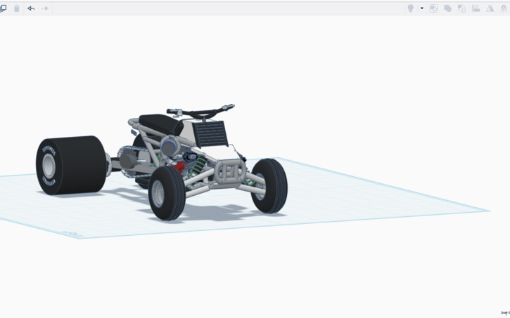 3D design Drag banshee CUSTOM - Tinkercad