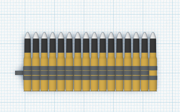 3D design 20mm Autocannon - Tinkercad
