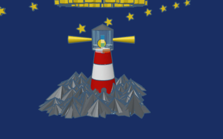 3D design Working & Controllable Magic Lighthouse - Tinkercad
