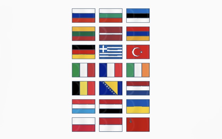 Flag Layout Real 3D design Realistic Flags - Tinkercad