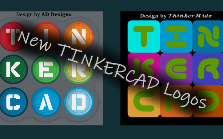 Tinker Code Logo 3D design TINKERCAD's new Logos - Tinkercad