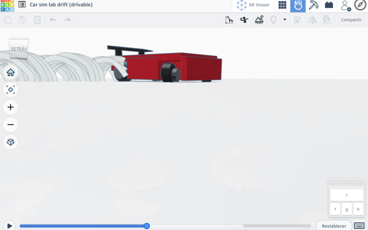 3D design Car sim lab drift (drivable) - Tinkercad