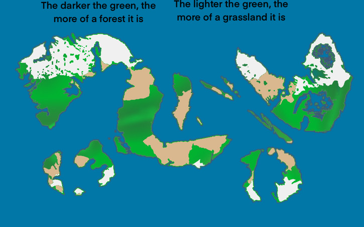 3D design New map: biome map - Tinkercad