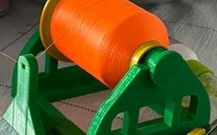 3D design Large Industrial Thread Spool Stand - Tinkercad