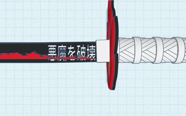 Demon Slayer Rengoku Sword Tinkercad