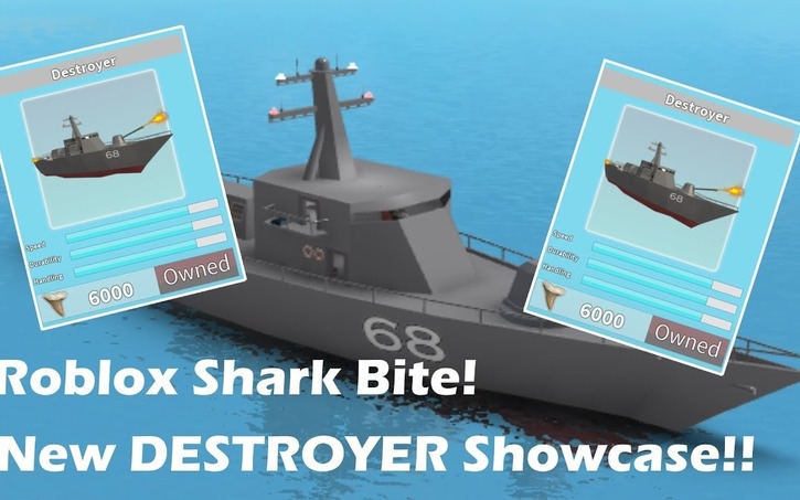 Destroyer And Stealth Boat Sharkbite Tinkercad - roblox sharkbite military boat
